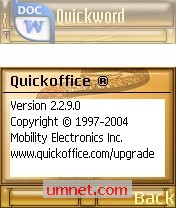 game pic for Quickoffice document viewer S60 2nd